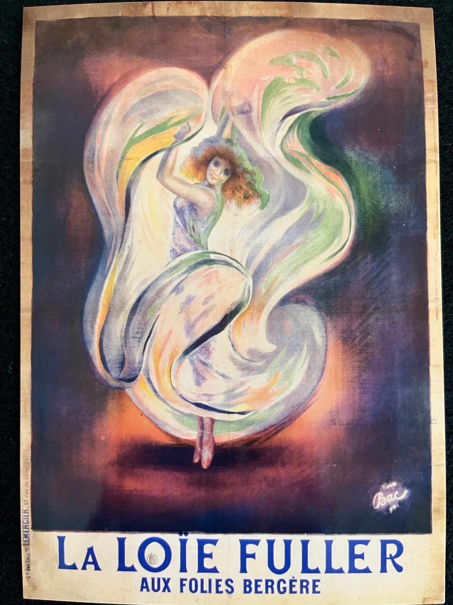 "La Loie Fuller" Post Card