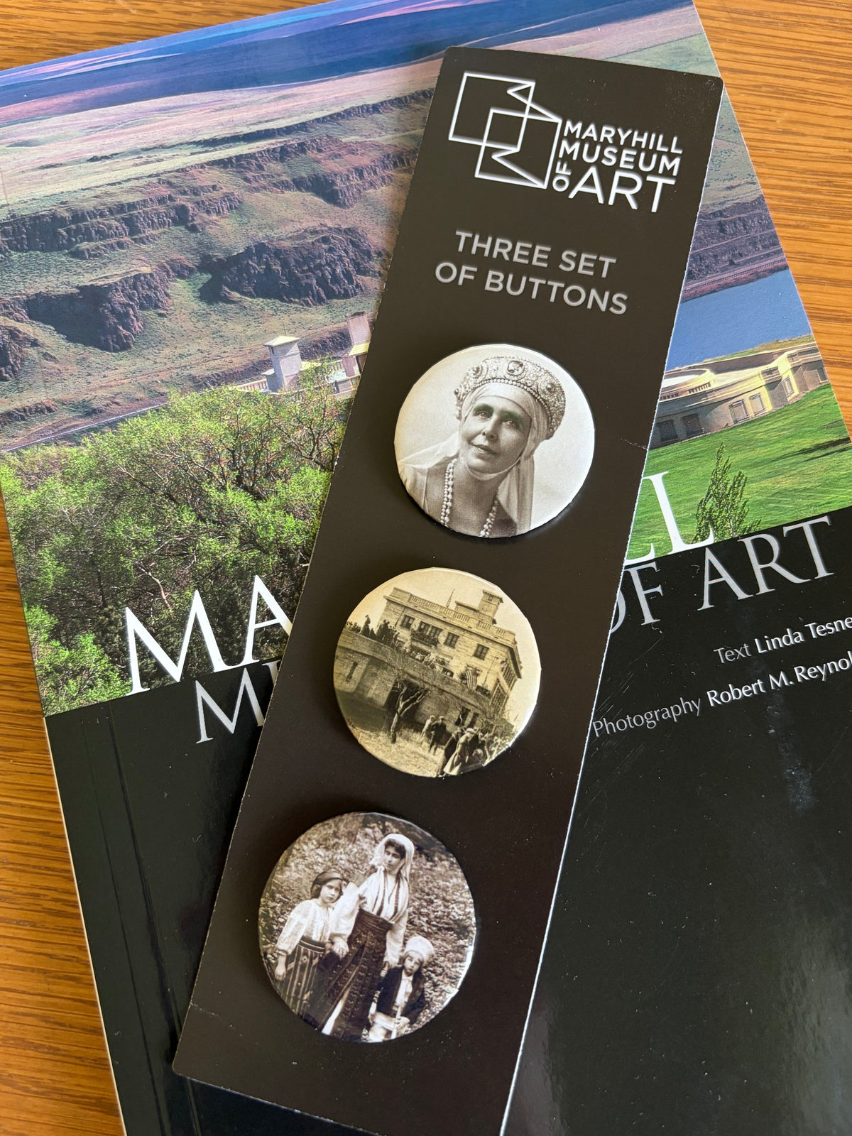 Set of 3 Centennial Button Pins