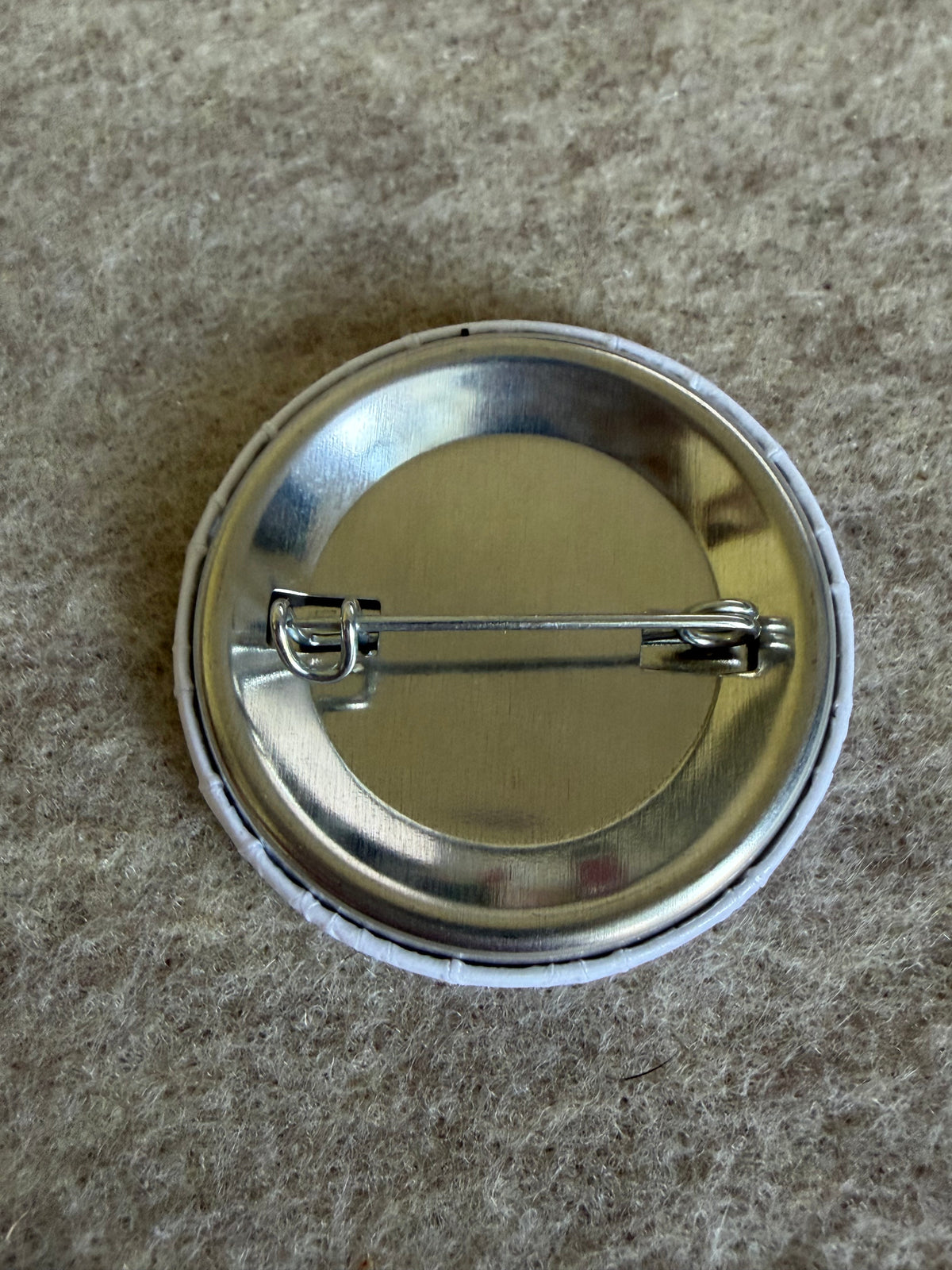 Beaded Gauntlet Button Pin