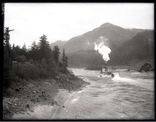 "Sternwheeler on Columbia River"