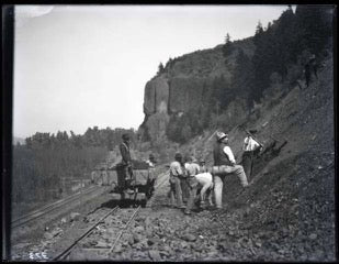 "Cart Lines for Construction of the Columbia River Highway"