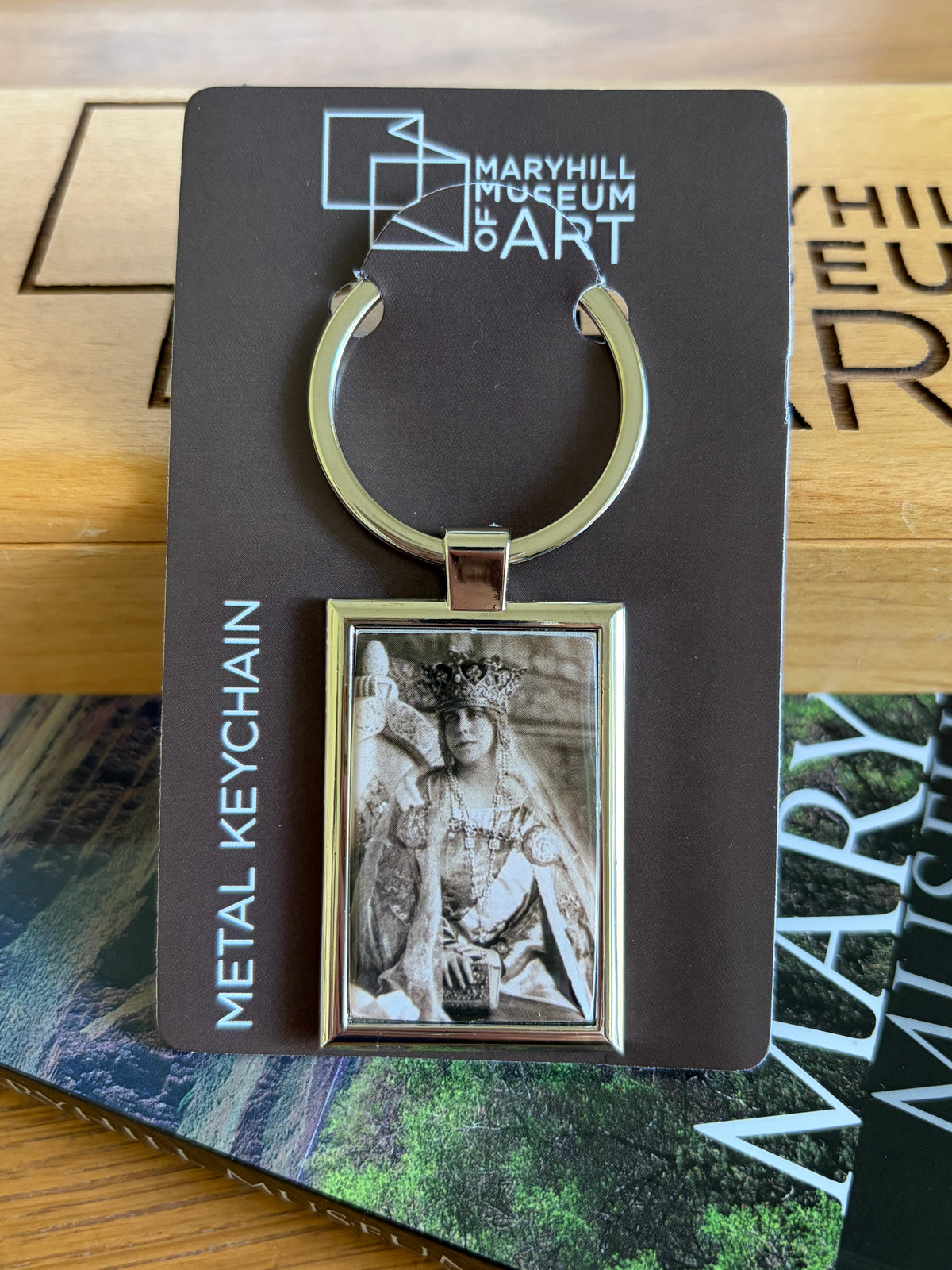 Queen Marie Metal Keychain