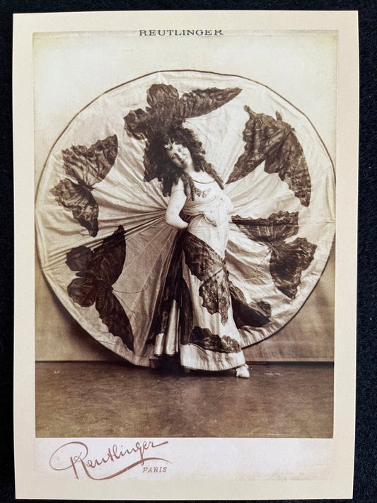 Loie Fuller in her Butterfly Dress Post Card